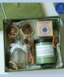 Set quà tặng Nến thơm "Phù thủy xứ Oz" màu xanh lá cây